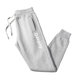 2024 New White Pants Women's Spring and Autumn Thin Printed Loose Leg Sports Pants Pure Cotton Plus Velvet Casual Sweatpants