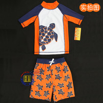 Export genuine new children split swimsuit beach pants children swimming surf suit men sun protection warm 4-6 years old