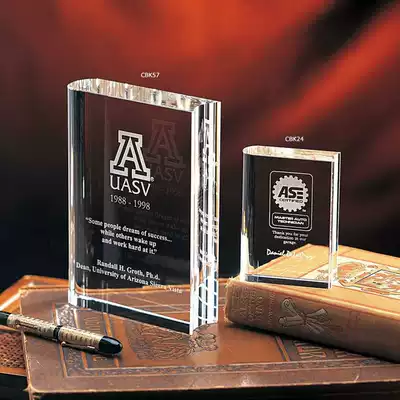 Book styling crystal trophy medals customized literary writer Reading long reading book creative custom send teacher