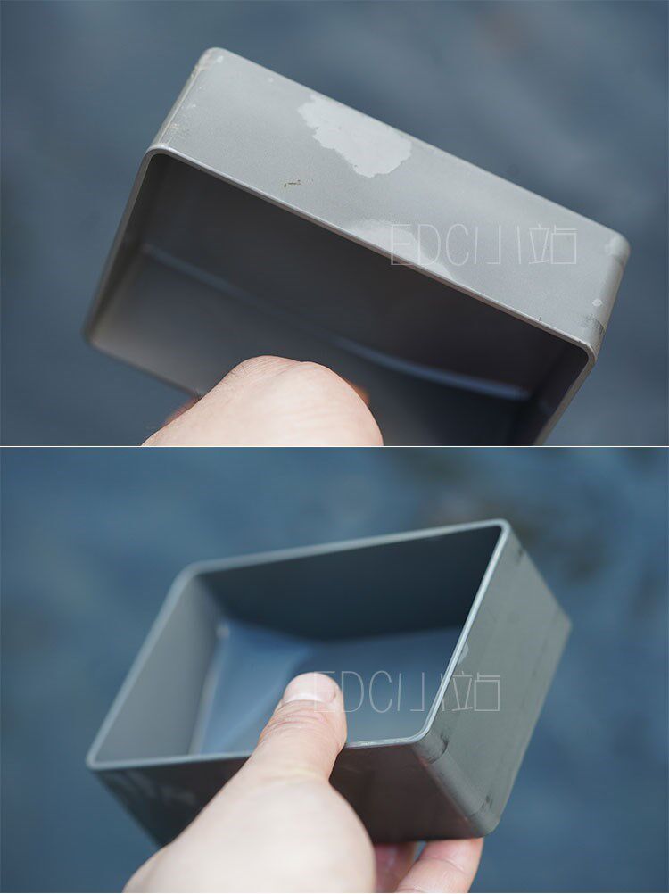 Титановые сплавы супер Коробка выживания ЧПУ ЧПУ один резьба Пустой супер непобедимый edc в коробку Выживание Судного дня 3 
