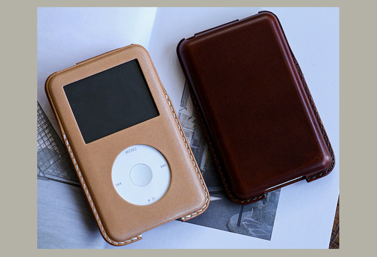 ラッキーファイブ手作り本革保護ケース iPod classic 第 3 世代 ipc 本