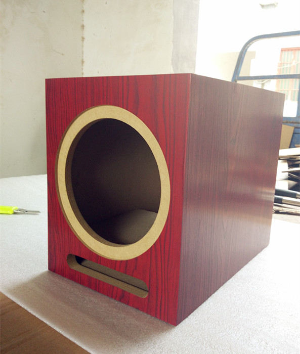 8 Inch Subwoofer Speaker Empty Cabinet Passive Audio Wooden 5 1