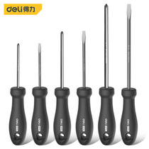 Del screwdriver home series chrome vanadium steel cross screwdriver screwdriver with magnetic screw batch