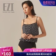 Yizi mới tam giác áo tắm một mảnh nữ Hàn Quốc áo tắm nóng mùa xuân mỏng che bụng đồ bơi người lớn bảo thủ 1661 - Bộ đồ bơi One Piece