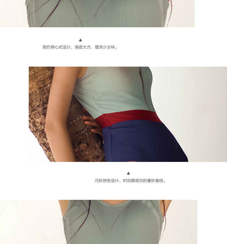 Tư thế trò chơi tập hợp áo tắm mỏng một mảnh bảo thủ nữ gợi cảm che bụng cỡ lớn nữ thể thao phù hợp với bộ đồ tắm suối nước nóng đồ bơi liền thân giá rẻ