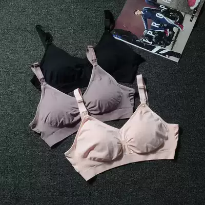 Original single high-grade fabric * left large size sexy deep V detachable underwear thin no steel ring High-elastic home sleep bra