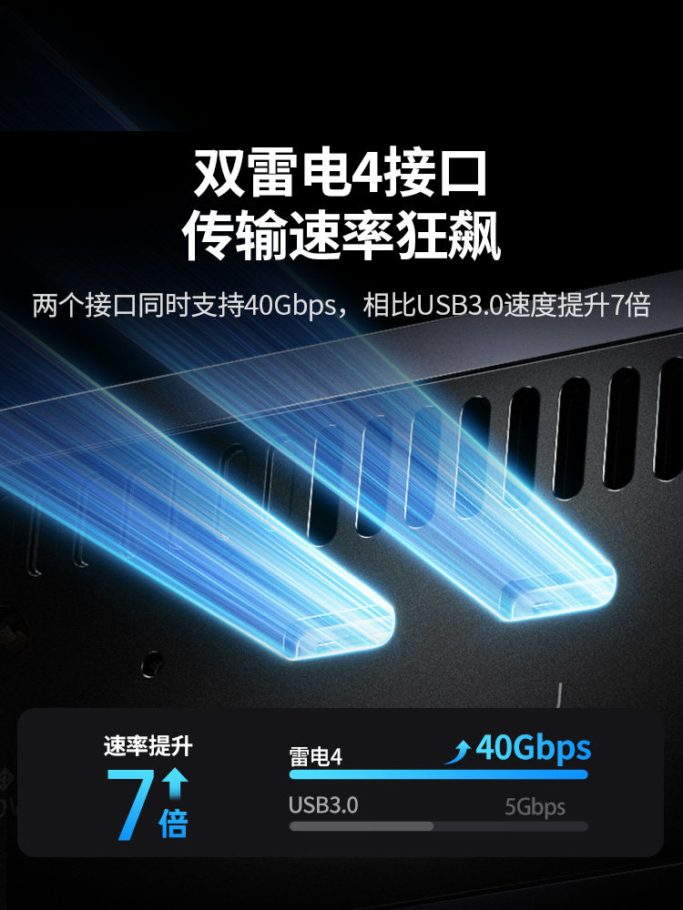 Greenlink Private Cloud Dxp480T Plus Thunderbolt All-Flash M.2 Four-Bay Nas Home Network Storage Server Ai Photo Album 10Gbps Network Port File Synchronization Backup Mobile Phone Tablet Expansion