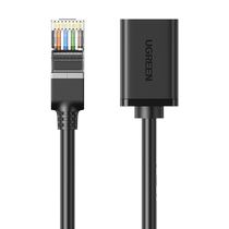 Green network cable extension broadband connector network port super five or six gigabit male to female rj45 extension