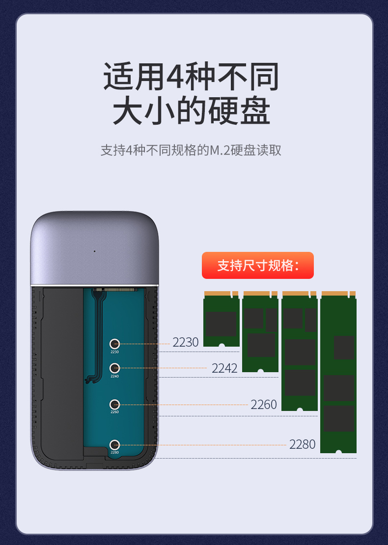 绿联Type-c扩展坞兼M.2固态硬盘盒