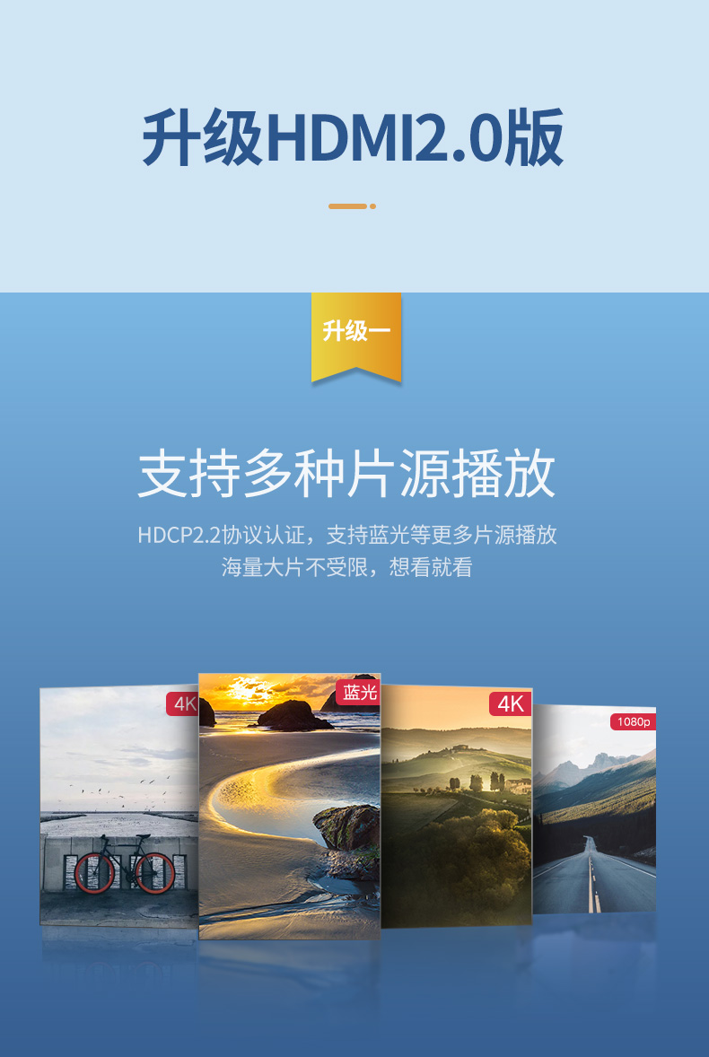 UGREEN绿联-品质新体验,数码选绿联 绿联hdmi2.0矩阵4进2出切换器
