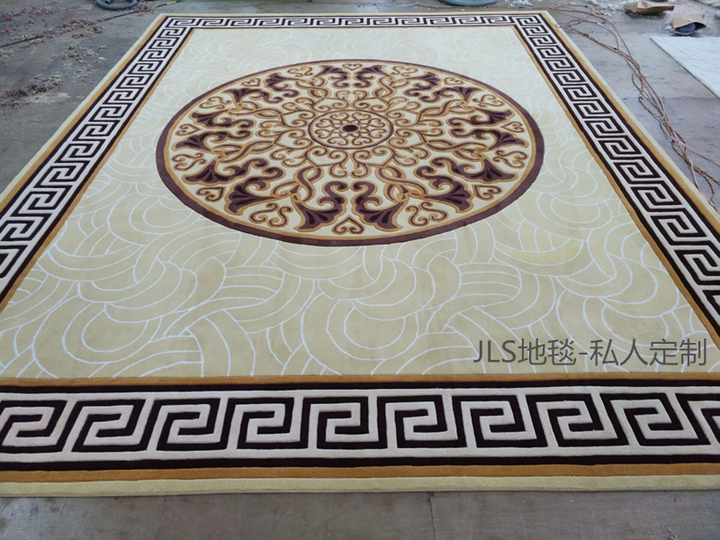 European Garden Imported New Zealand Wool Handmade Carpet Room Living Room Tea Table Home Carpet Hotel Full Shop Customized