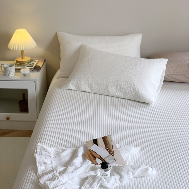Pear Dream exports South Korea in simple white cotton pure cotton cotton cotton cotton cotton cotton cotton cotton cotton cotton cotton - cover whole cotton quilted bed pillow
