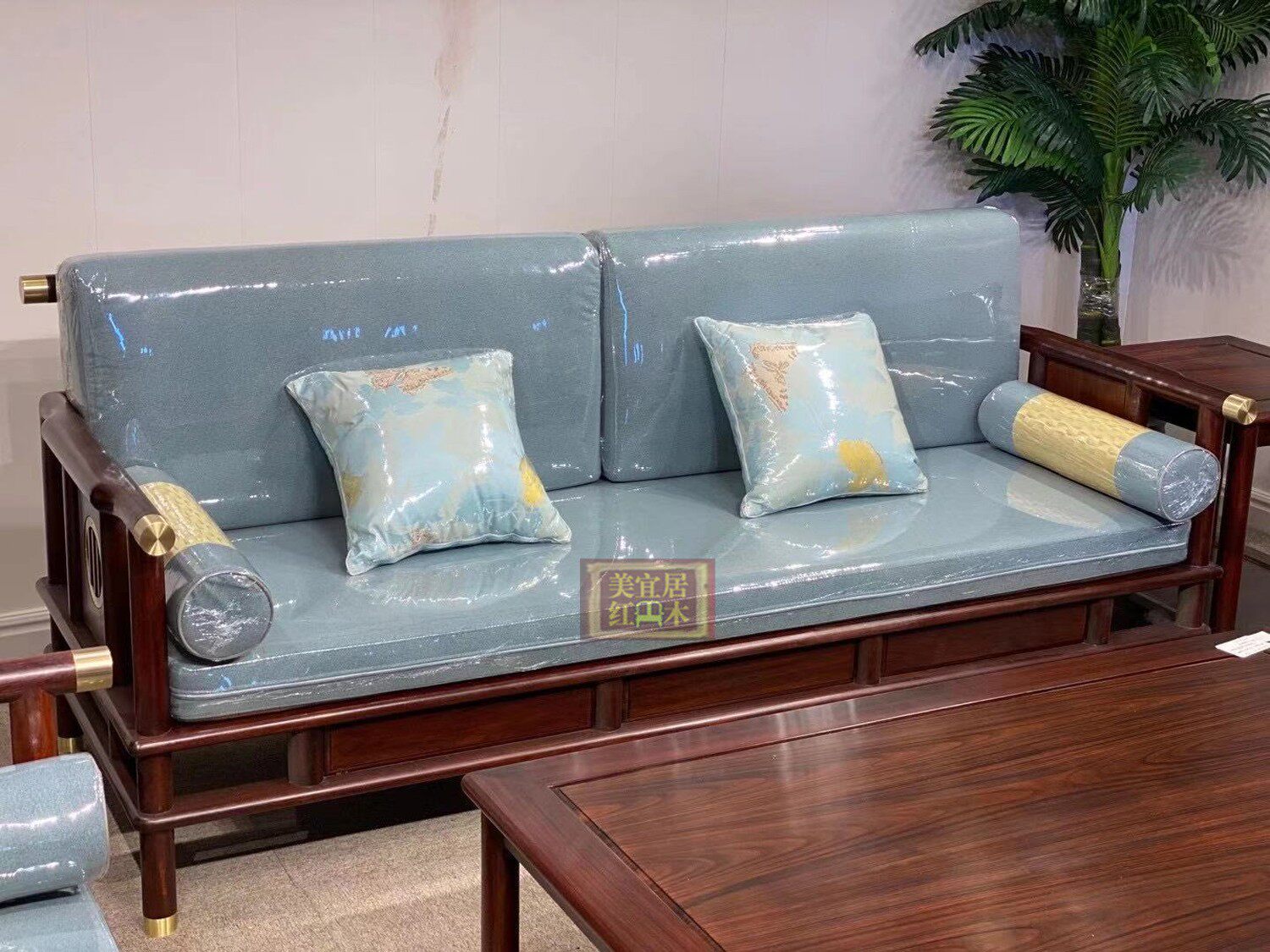 Махогани диван 印尼黑酸枝沙发六件套阔叶黄檀新中式红木品质卯榫明清原木奢华型 Other