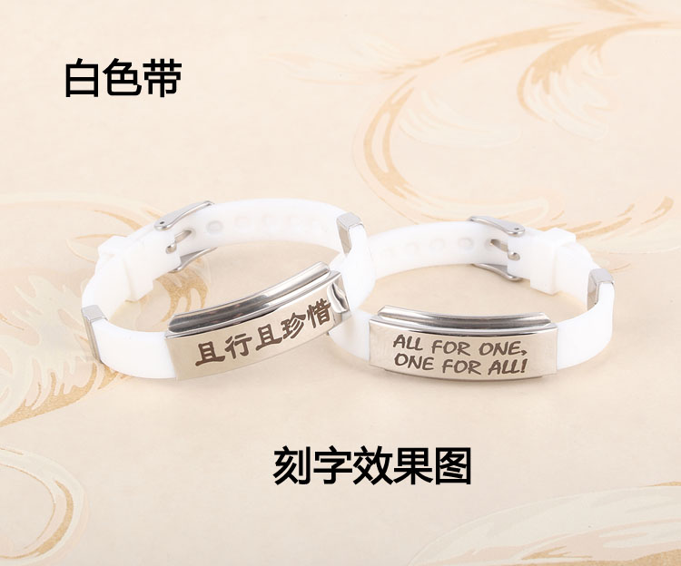 Cặp đôi vòng tay nam nữ thời trang Hàn Quốc vòng tay thép titan bạn gái vòng tay sinh viên DIY sáng tạo tùy chỉnh chữ miễn phí - Vòng đeo tay Cuff vòng tay hermes