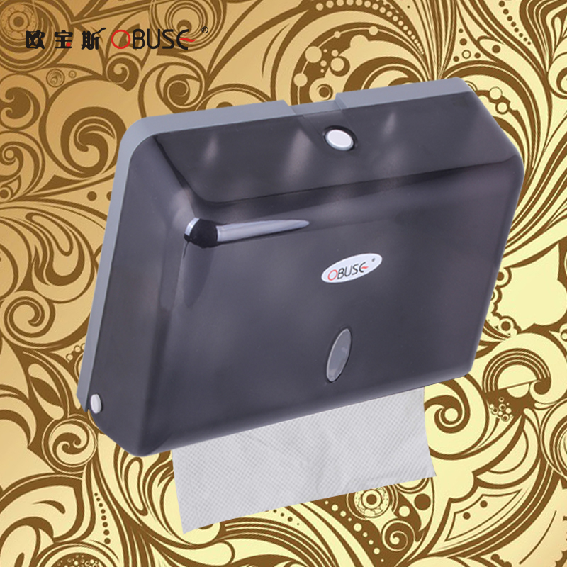 OBUSE Commercial Waterproof Tissue Box Office Bathroom Paper Box Public Cosmetic Room Sanitary Paper Box Transparent