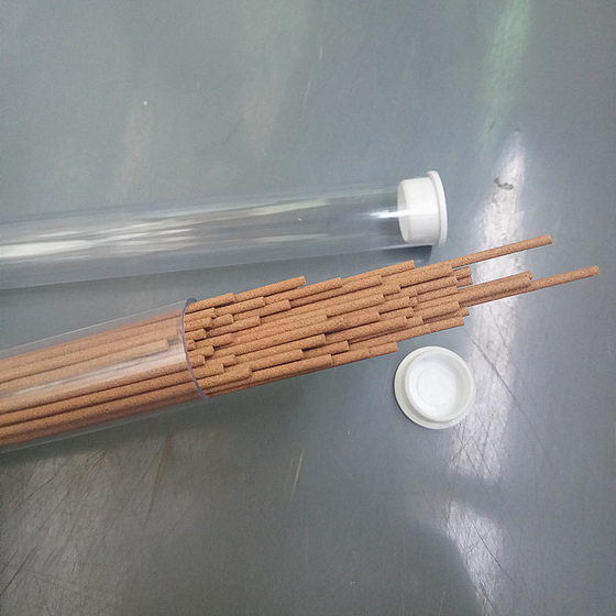 Transparent incense pipe incense barrel plastic incense barrel environmentally friendly PVC unscented incense supplies long 10g package