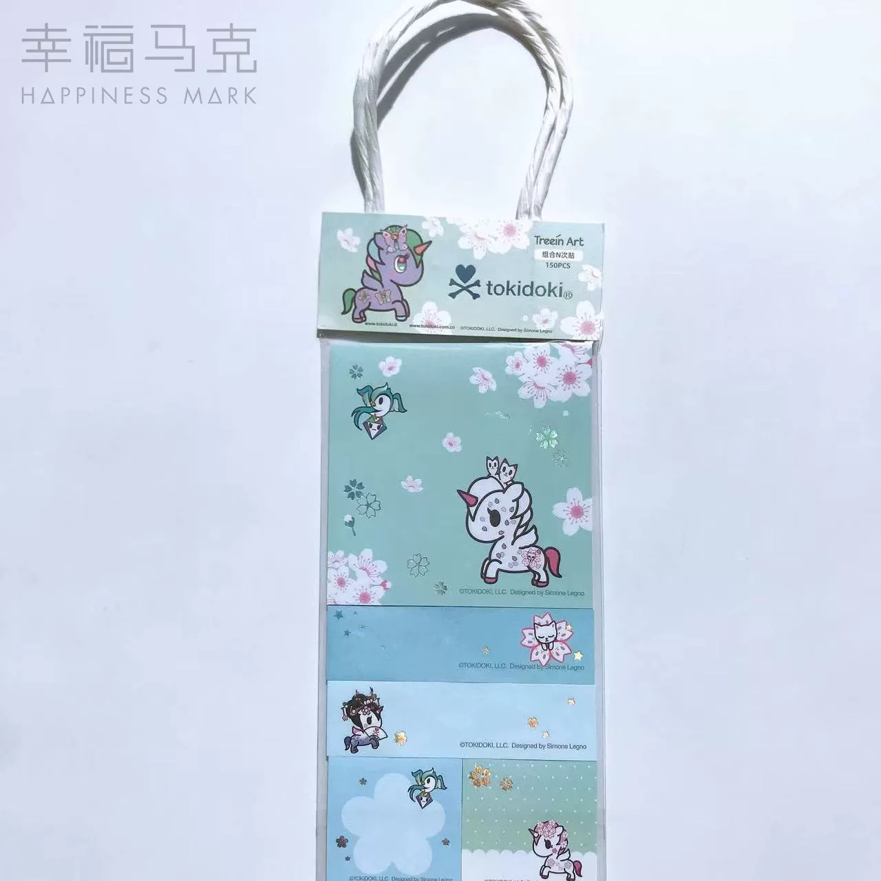 Китайский бренд Tokidoki серия Sakura бронзирование сумка набор N раз наклейки учащийся милый мультфильм подлинно подтверждён