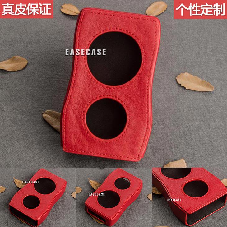 A6 EASECASE custom LP5 ULTRA LTD199 LEATHER cover protection fine grain red