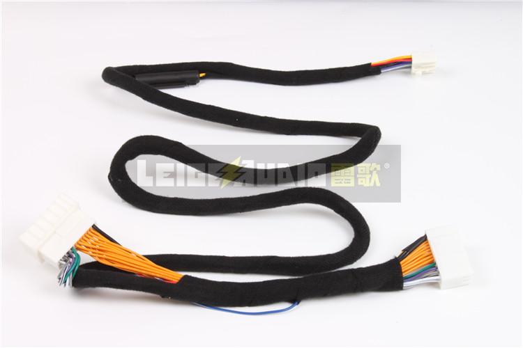 Bộ chuyển đổi khuếch đại công suất DSP trên xe hơi Yuet 2 khai thác không mất cặp dây cắm đuôi dòng DSP nhóm đồng 1,5 m nguyên chất - Âm thanh xe hơi / Xe điện tử loa oto jbl