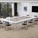 Educational institution training table cram school remedial class primary and secondary school students desk and chair combination double meeting room long table