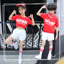 June 1 childrens performance costumes kindergarten costumes cheerleading school students navel street dance suit short dance suit