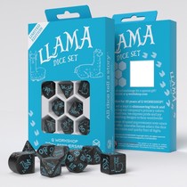 Emperor Penguin Board Game Q Workshop Alpaca Running Group Dice Bright Black Blue Pattern 20th Anniversary