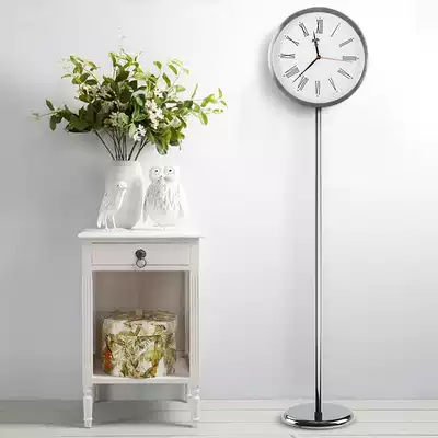 Hanshi light luxury table clock creative living room floor clock Modern wall clock Simple metal clock Bedroom clock HG78