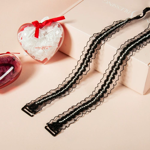 Нижнее белье, нескользящие невидимые бретели, эластичный сексуальный прозрачный бюстгалтер