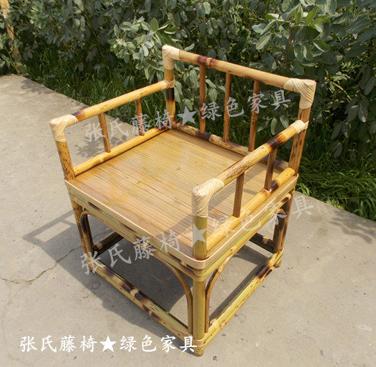 Zhang's rattan chair bamboo furniture bamboo chair bamboo-chair armchair armchair armchair leaning back armchair leisure chair Sichuan bamboo chair