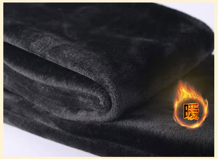 Quần thun nữ mùa đông co giãn hai lớp Quần dày cộng với nhung 9 điểm ấm áp Quần đế giảm béo cơ thể định hình quần quần lót phụ nữ