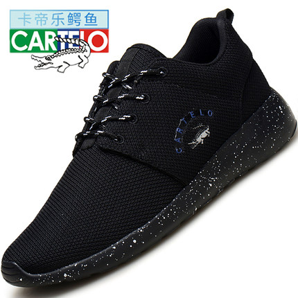 卡帝乐鳄鱼男鞋夏季透气网鞋跑步鞋子男士运动鞋板鞋户外休闲鞋男