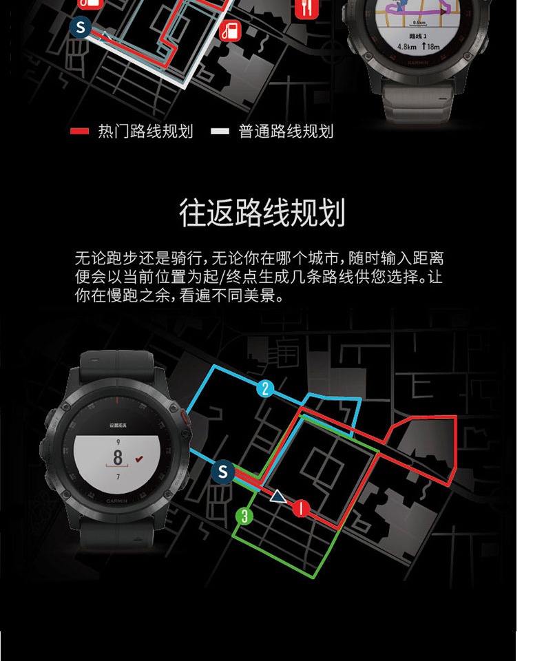 Núi ngoài trời Garmin Garmin fenix5 Plus thanh toán nhịp tim âm nhạc Chức năng GPS đồng hồ thể thao - Giao tiếp / Điều hướng / Đồng hồ ngoài trời đồng hồ nam mặt vuông