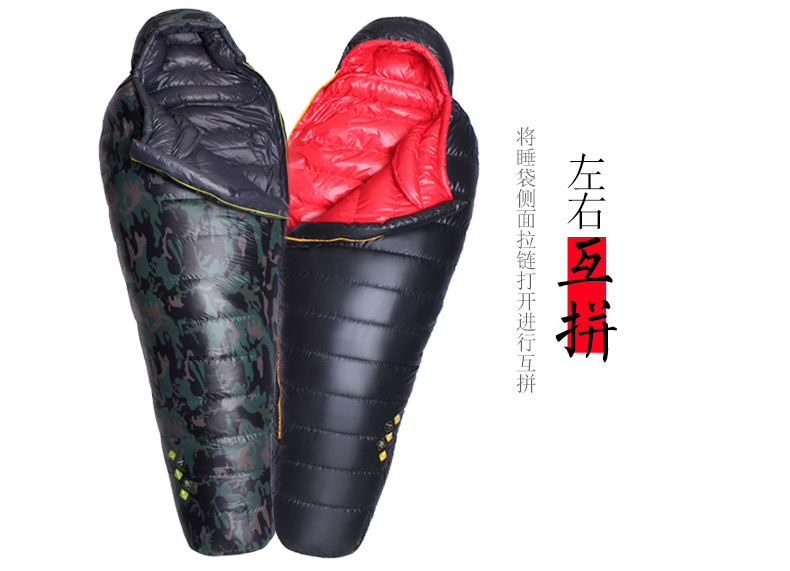 Núi ngoài trời Highrock Sky tuần lộc 3.0 dày đặc cắm trại cắm trại vịt xuống túi ngủ - Túi ngủ túi ngủ văn phòng