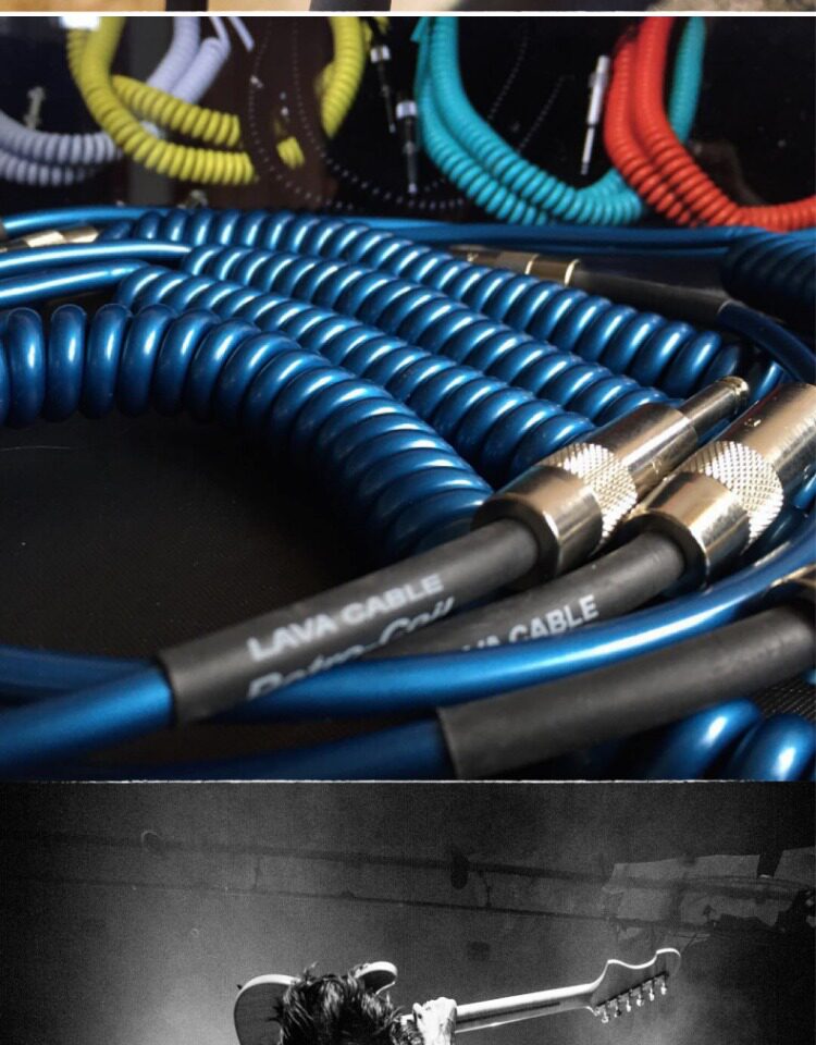 Кабель для гитары 美国 lava cable retro coil 发烧级吉他贝斯降噪连接线 原装进口