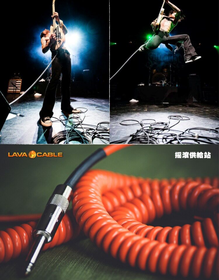 Кабель для гитары 美国 lava cable retro coil 发烧级吉他贝斯降噪连接线 原装进口