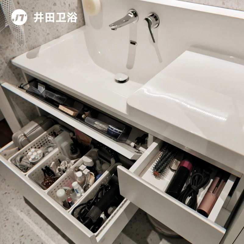 Izumi Bathroom Artificial Stone Integrated Basin High Back Washbasin Bathroom Cabinet Washbasin Sink Vanity Wall Cabinet