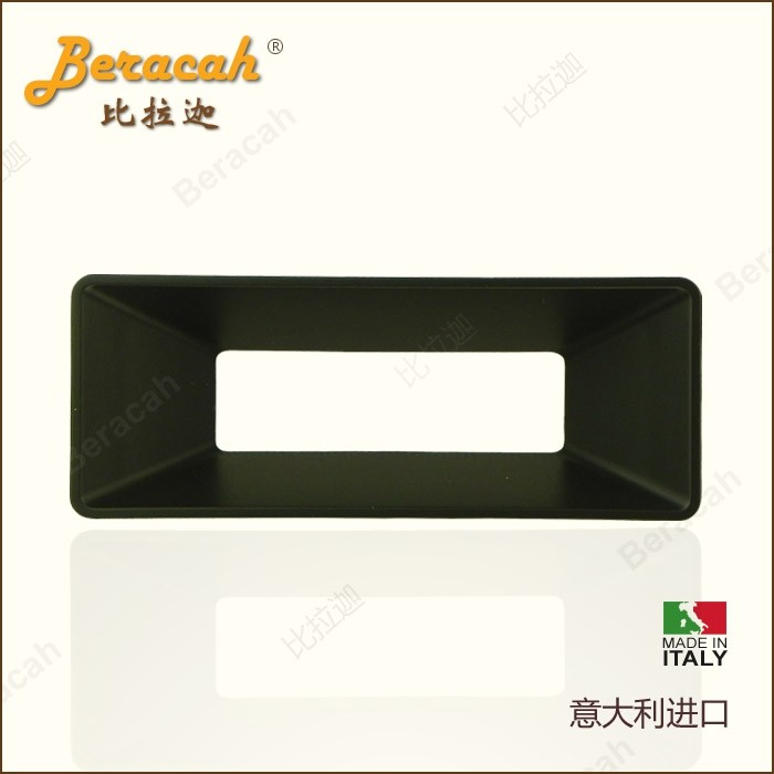Bilaga original imported modern minimalist cabinet door handle minimalist hollow black wardrobe drawer overall cabinet door handle