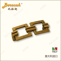 Bilajah Italy Import Handle Eurostyle Double-Hole Cabinet Handle New Chinese Drawer Wardrobe Cabinet Door Handle