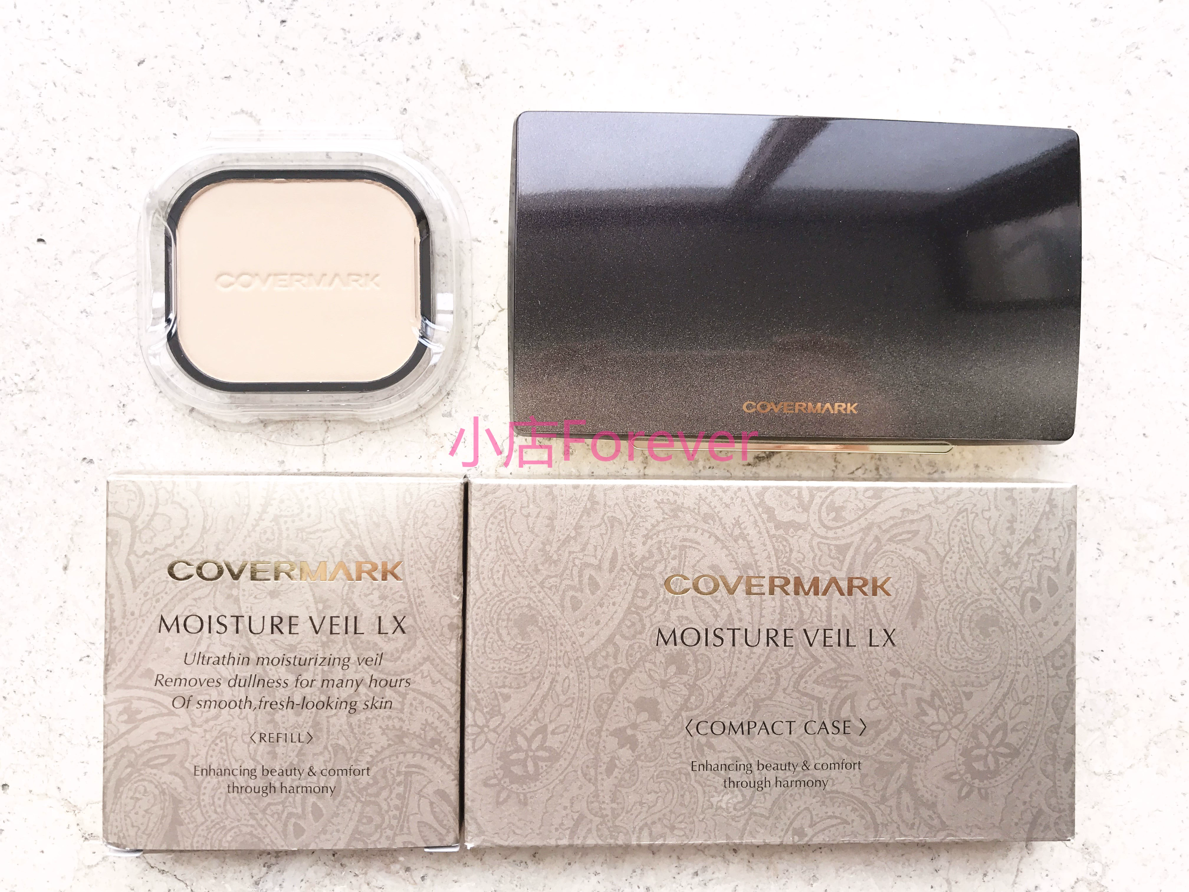 Phấn phủ che khuyết điểm dưỡng ẩm Covermark Aoli Rousha Nhật Bản MoistureVeil LX một phần - Bột nén