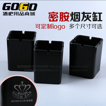 Bar ktv Internet Café Plastic melamine Large Thick Black Straight Cup Personality Imitation Porcelain Custom logo Advertising