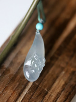 Yun Jade small boutique material very good high ice Lotus jade pendant womens jade pendant