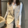 FIRSTMIX Nhật Bản 2019 xuân hè mới cho phụ nữ mặc phiên bản Hàn Quốc của vest hoang dã Phiên bản Hàn Quốc của áo khoác nữ thủy triều - Áo vest áo lông vũ