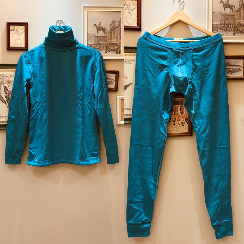 High collar men's winter fleece thick warm suit