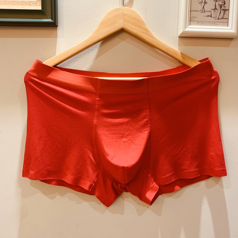 Red seamless men's underwear zodiac year men's boxer boutique 60S modal fabric feels soft and comfortable