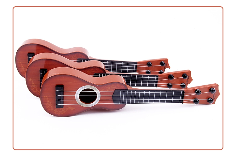 Mô phỏng ukulele chơi nhạc người mới bắt đầu cậu bé cô gái cụ mẫu giáo bé con guitar đồ chơi