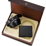 Septwolves, бумажник, ремень, подарочная коробка, высококлассный комплект, из натуральной кожи, подарок на день рождения