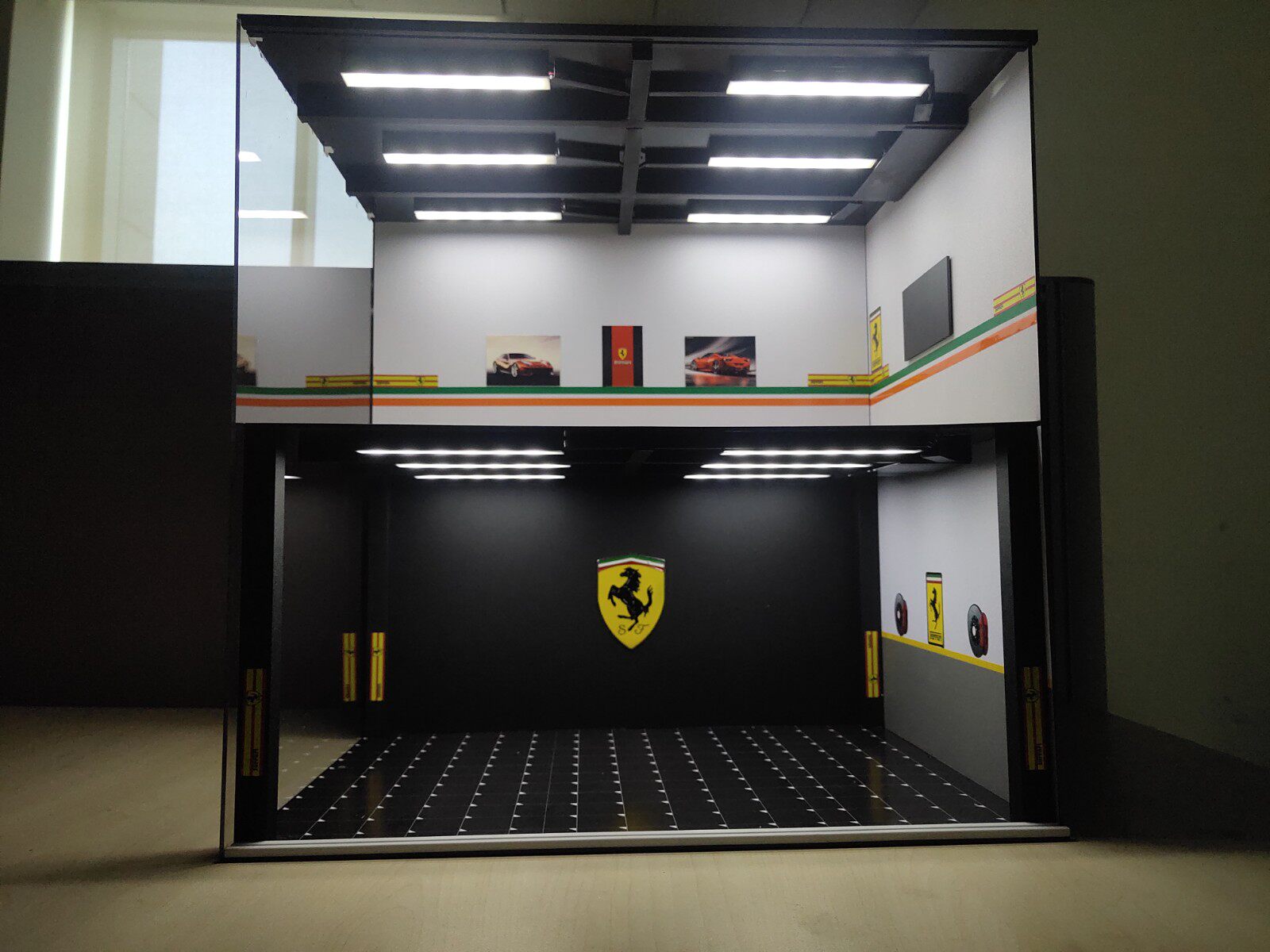 1 18 Garage Scene Maintenance Scenario Ground Gallery Scene Show Scene Car Mode Scene 4s Shop Scene
