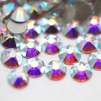 Lisang Swarovski Crystal Flat Diamond 2058 001AB White Phantom Beauty diy Nail