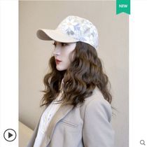 Cap Wig Integrated Girls Fashion Water Ripples Long Curly Hair Emulation Natural Wear Hat Fake Hair All Headgear