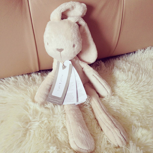 British counter Xiaoming Rabbit baby pacifies doll spouse and sleeping plush toys